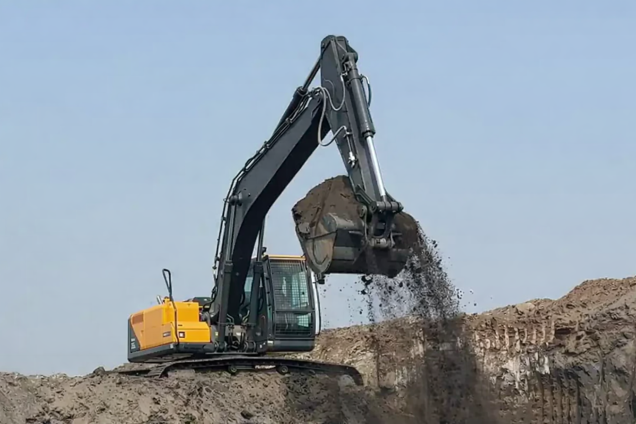 Construction excavator