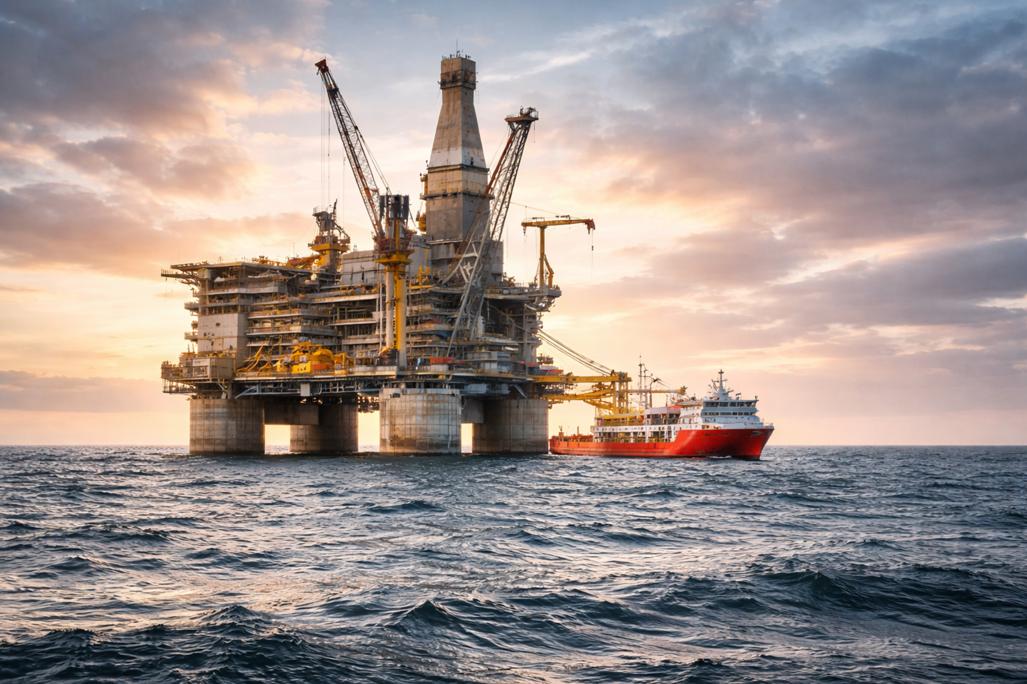 Oil and gas offshore platform