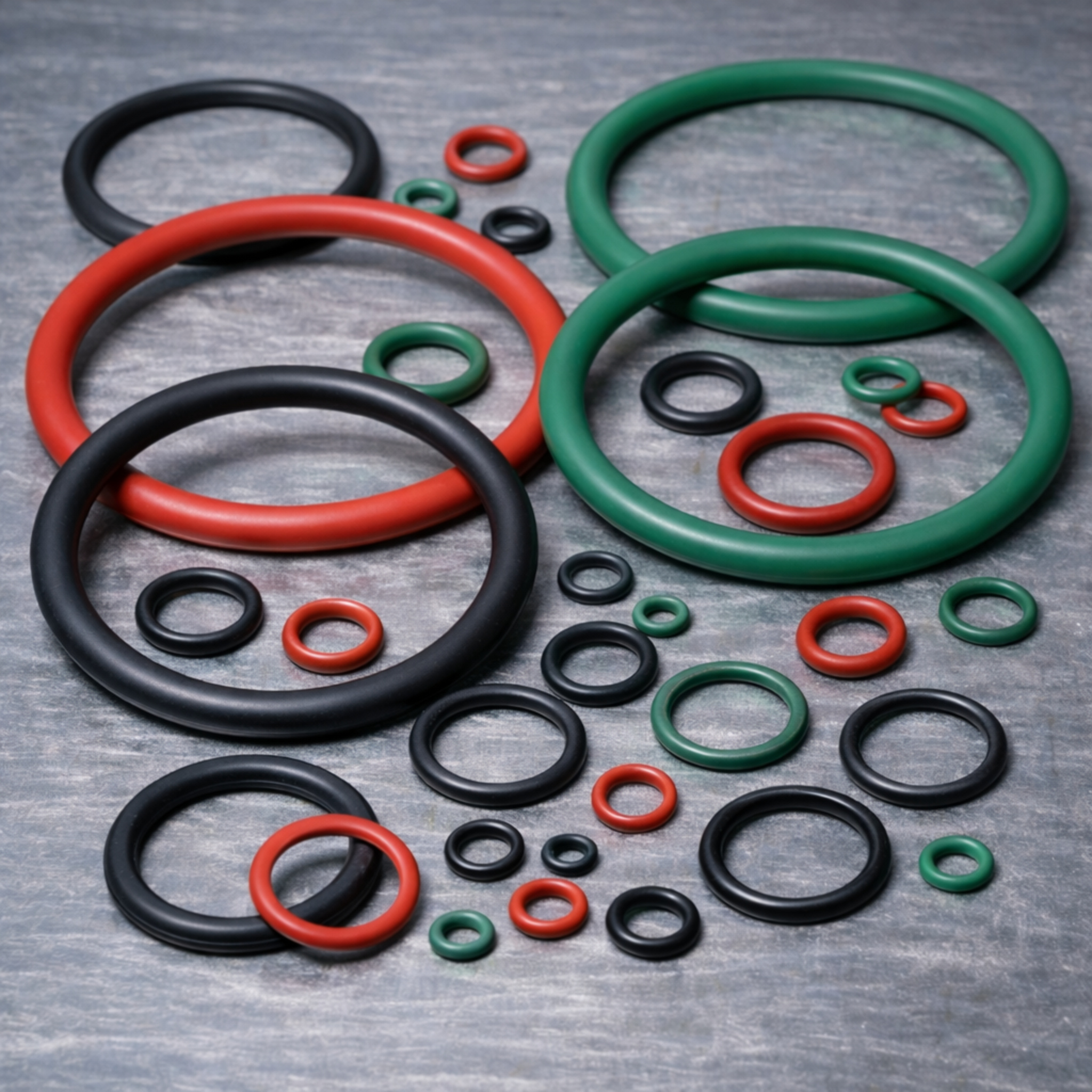 Colorful O-rings